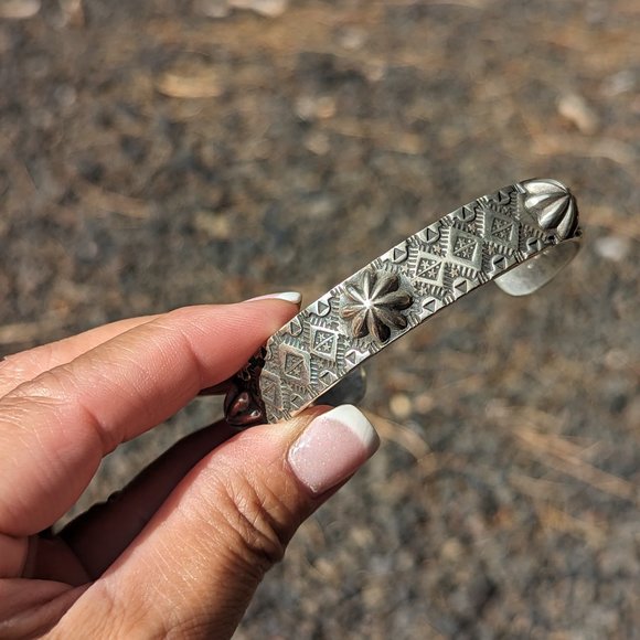 Navajo Cuff Bracelet Genuine Handmade NA Jewelry Native American sz 7 *** - Picture 7 of 10